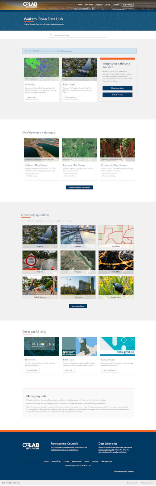 Co-Lab GIS Web Design. 
