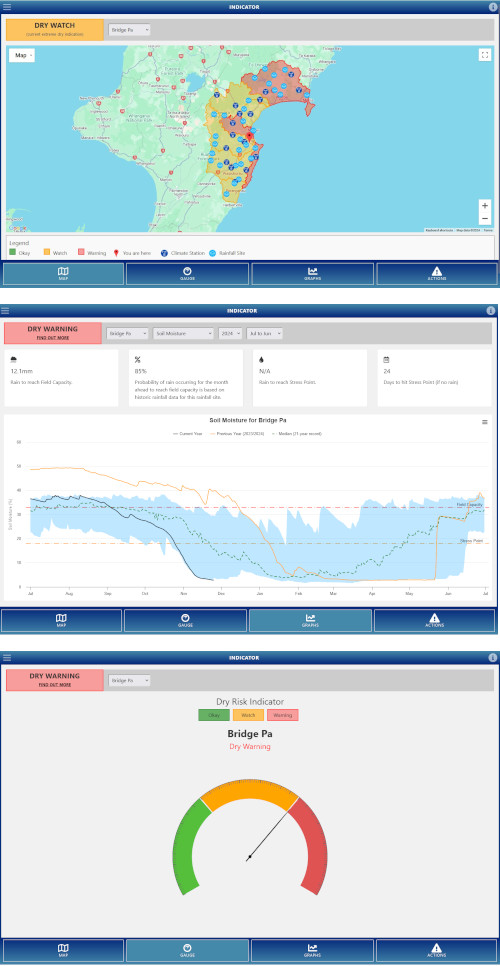 Hawke's Bay Regional Council & MPI Web App. 